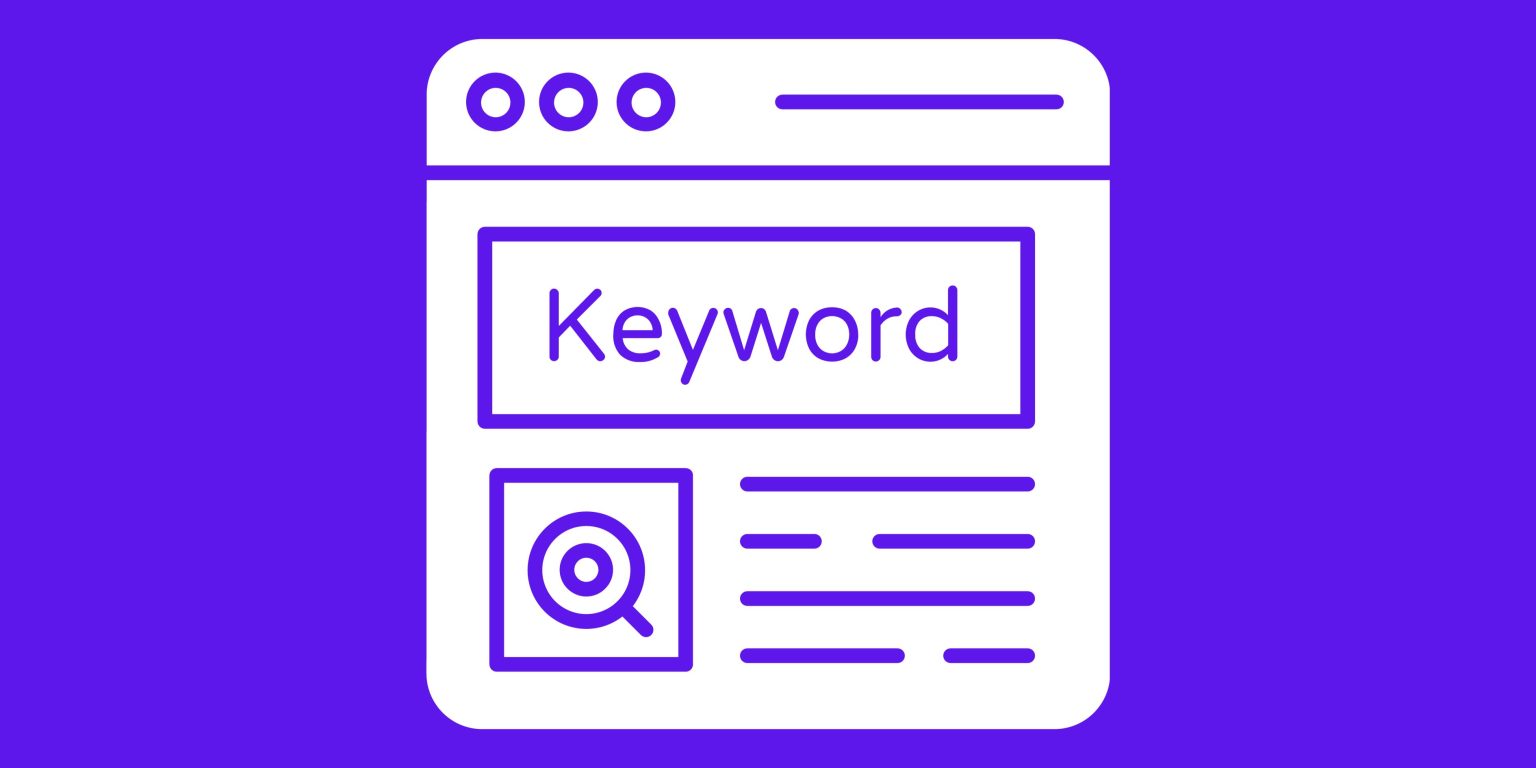 keyword research icon banner